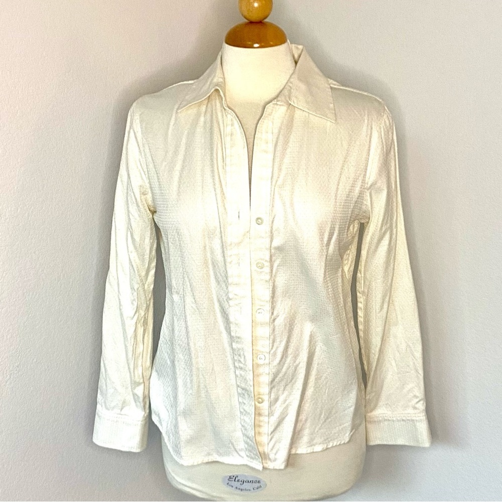 Preowned Banana Republic, Long sleeve blouse medium